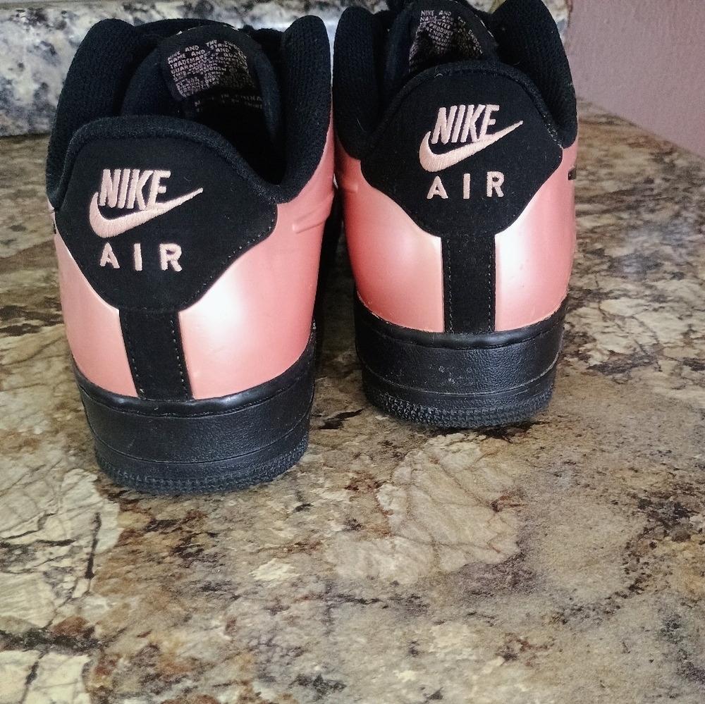 Pink And Black Foamposite Air Force One Rare Men's 7.5 Women's 9 - Picture 5 of 11
